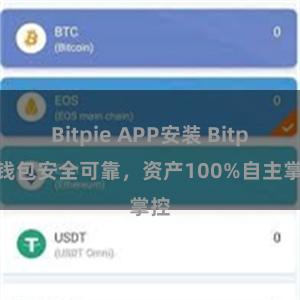 Bitpie APP安装 Bitpie钱包安全可靠，资产100%自主掌控