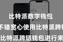 比特派数字钱包  用户不错宽心使用比特派跨链钱包进行来回