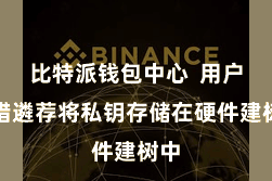 比特派钱包中心  用户不错遴荐将私钥存储在硬件建树中