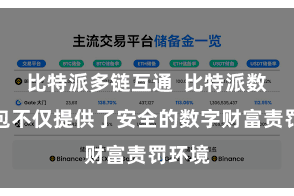 比特派多链互通  比特派数字钱包不仅提供了安全的数字财富责罚环境