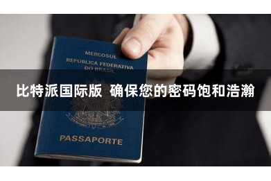 比特派国际版  确保您的密码饱和浩瀚